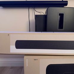 Sonos Subwoofer gen 4 And Ultra Arc Premium Soundbar 