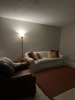 Couch with or w/o Cream Cover