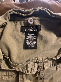 Rue21 Olive Green Jacket Size Small