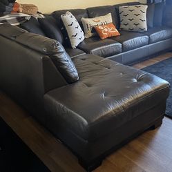 Black L Couch 