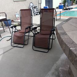 Fully Reclinable Pool Chairs