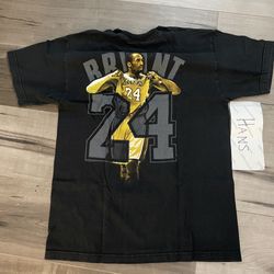 Kobe Bryant Black Mamba Vintage Double Sided Majestic NBA Shirt 
