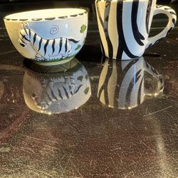 Zebra Mug / Cup & Bowl by Emerald