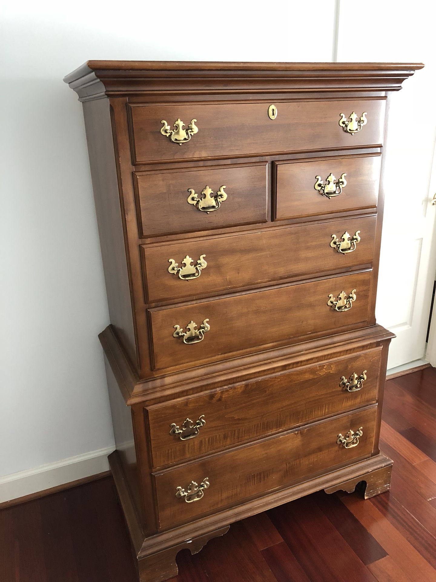 7 drawer mahogany dresser