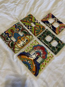 Mexican Light Switch Plates New