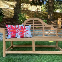Teak Wood Garden Patio Benches (new)