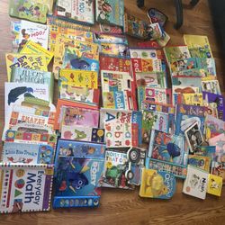 Kids Children Books Lots Workbooks Erase Offs 