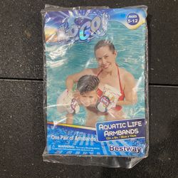 Bestway H2OGO! Kids Aquatic Life Armbands (Ages 5–12) – Brand New Asking price: $5