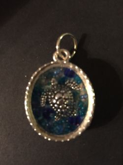Hand made turtle pendant