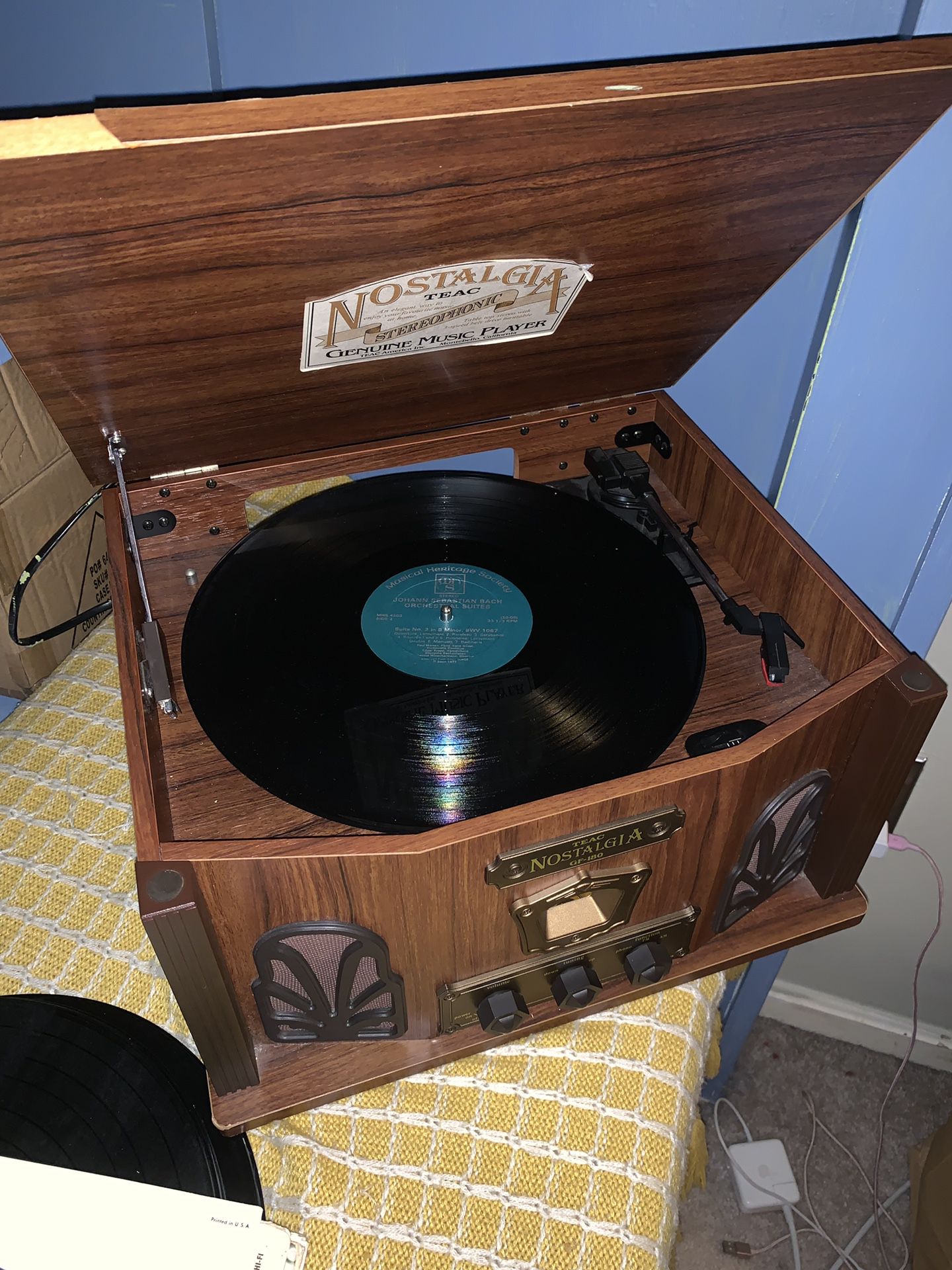 Vintage style record player