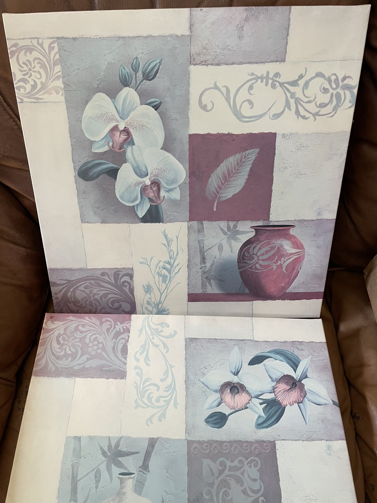Set of 2 Canvas Prints 18” x 18”