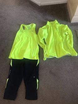 Champion 3 Piece Workout Outfit Size Medium