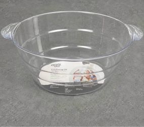 Clear Party Beverage Tub with Handles