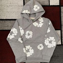 Denim Tears Cotton Wreath Sweatshirt - Grey Size M | Authentic Receipt Available