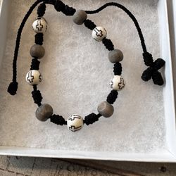 Beaded Rosary Bracelet 