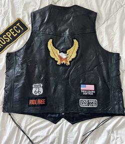 Leather Riding Vest