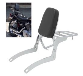 Passenger Sissy Bar with Luggage Rack Rear Backrest for Yamaha Virgo 250 125 XV250 XV125 1(contact info removed), Chrome