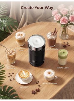 Brand new electric milk frother and cold foam maker