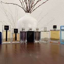 Cologne lot.  Prada, Dior, Hermes, Versace, Polo