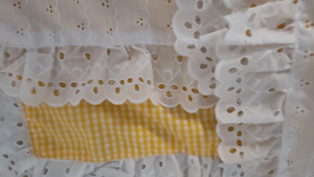 Yellow And White Baby Blanket
