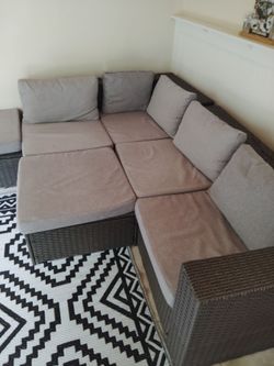 6 piece wicker patio furniture