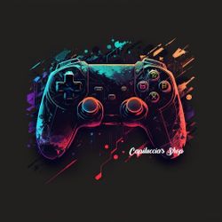 Game Controller Portrait Art Wall Design Canvas Or Poster