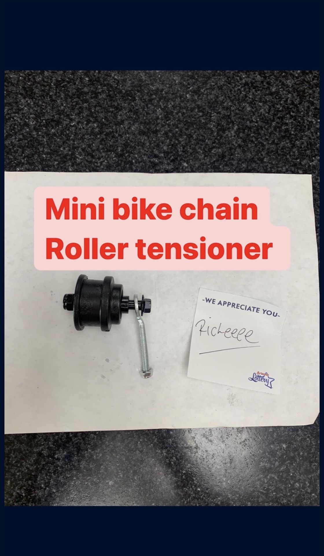 Mini Bike Go Kart Chain Tensioner Roller NEW High Quality Highly Durable Minibike Minibikes Mini Bikes Motovox Doodlebug Db30 Monster Moto Mega Moto
