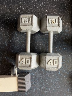 40lb dumbbells