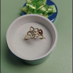 Oro14k Anillo Para 15años