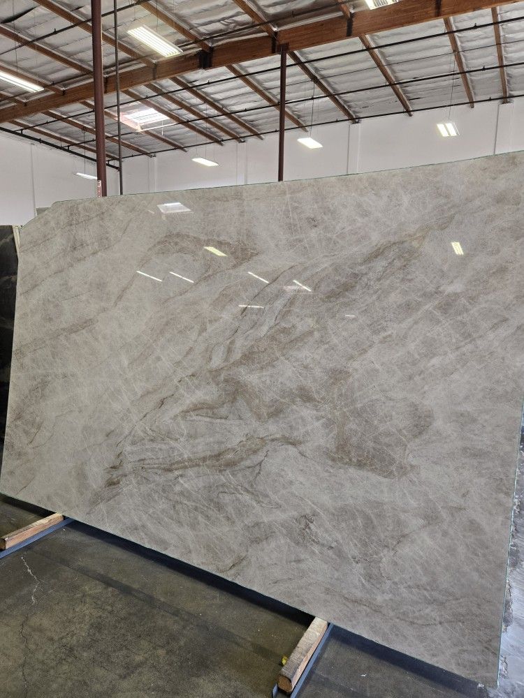 Taj Mahal Countertops Installation & Slab Fabrication