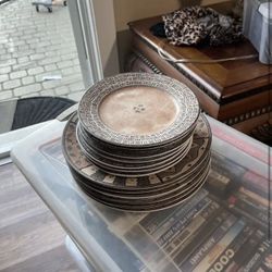 Decorated Plates Small And Large