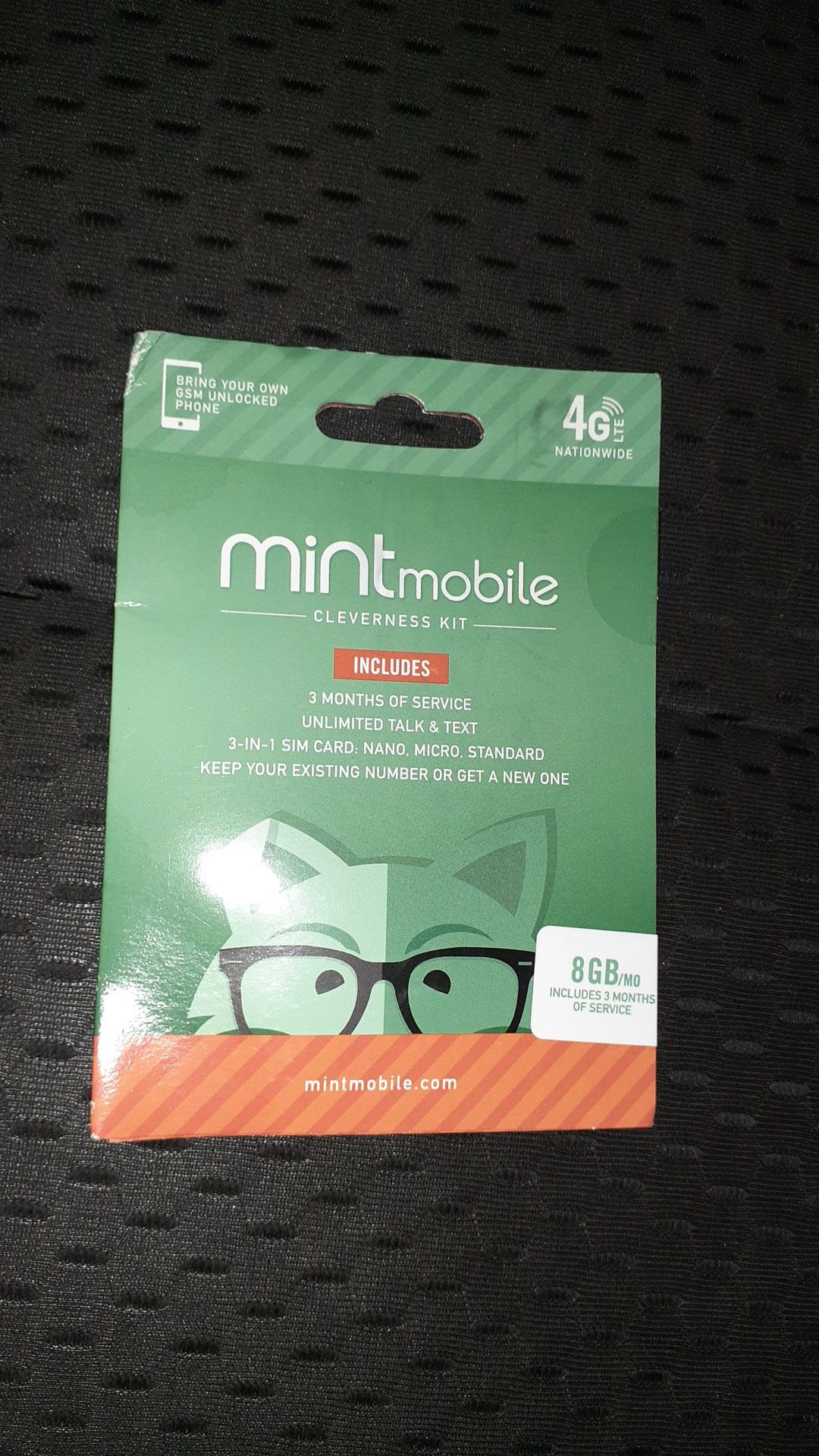 Mint mobile phone card