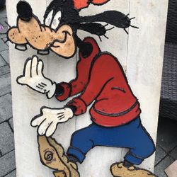 Mounted Disney Iron Sculptures 