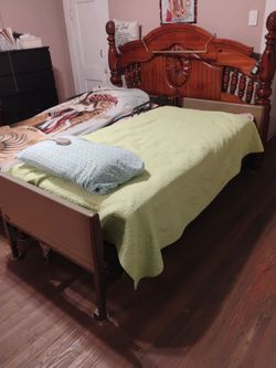 2 adjustable metal hospital twin beds