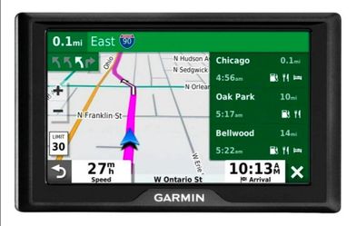 Garmin Automotive Mountable Touchscreen GPS Unit with Car Charger and Mount