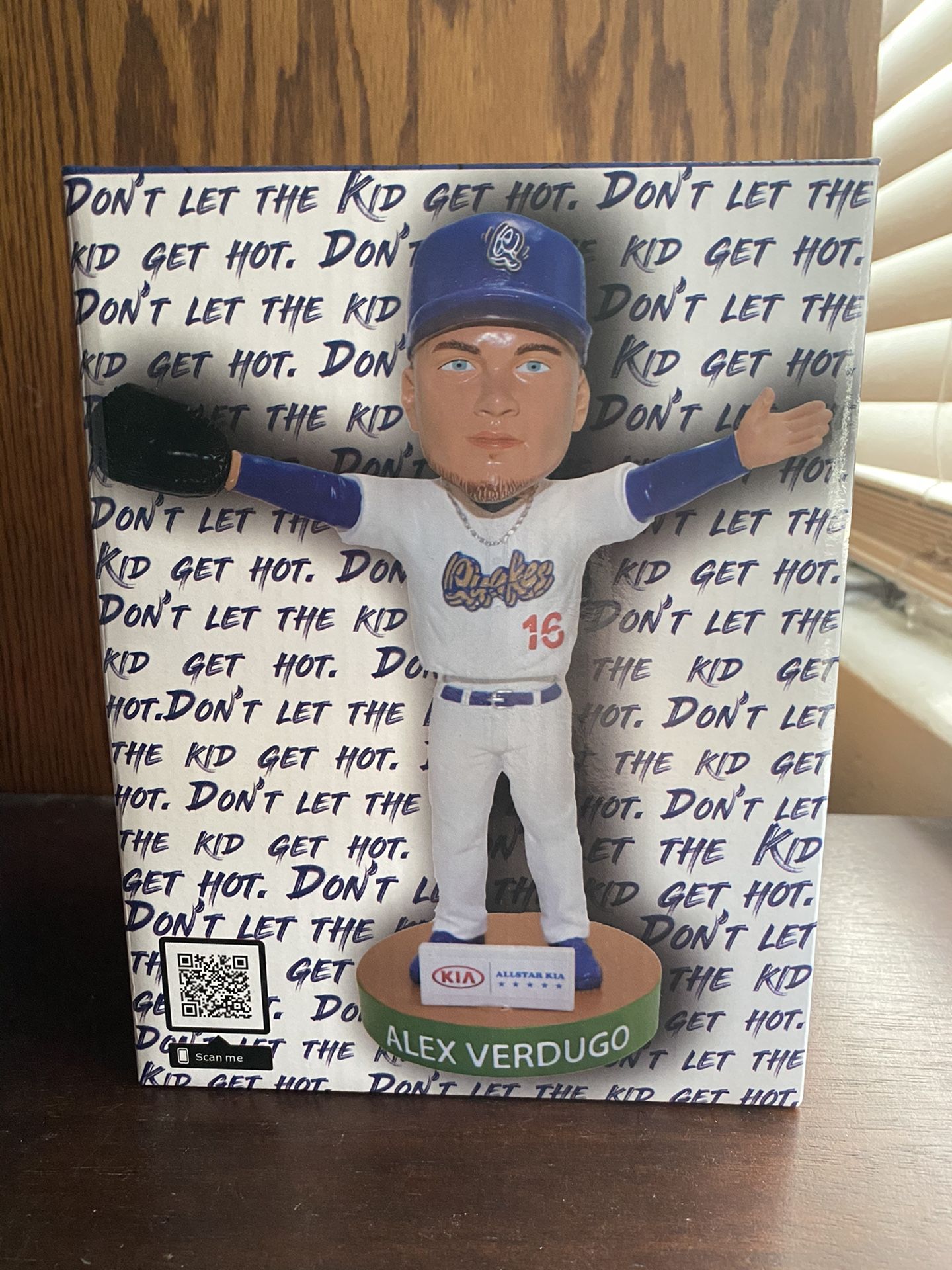 Alex verdugo bobblehead quakes dodgers