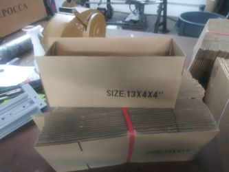 25 qty bundle 4x4x13 topload shipping box