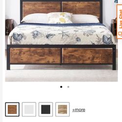 Queen Bed Frame And Tuft And Needle Mattress