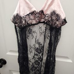 Pink And Black Lingerie 