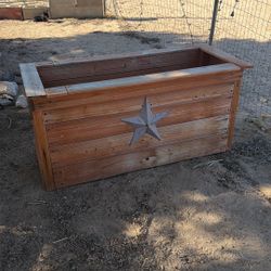 Rustic Wood Planter