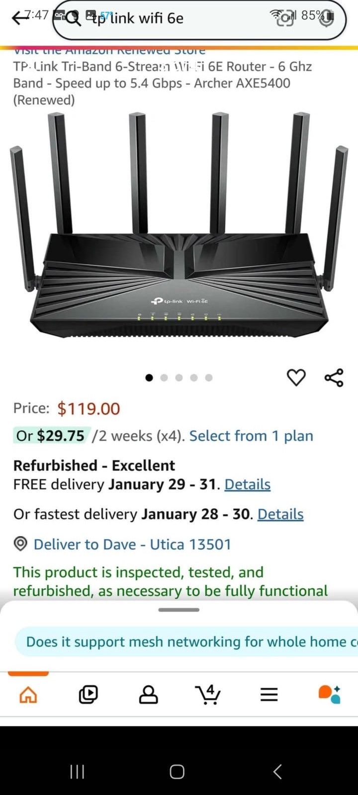 2 Wifi Routers TP-link