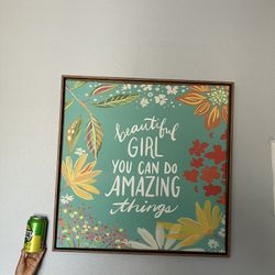 decorative picture pretty new in mint condition