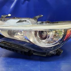 Aftermarket 14 15 16 17 Q50 Left Driver Side Headlight W/O afs