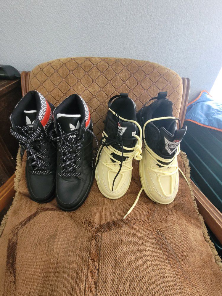 Mens High Top Sneakers/ Tennis Shoes/   adidas $45  Other $35