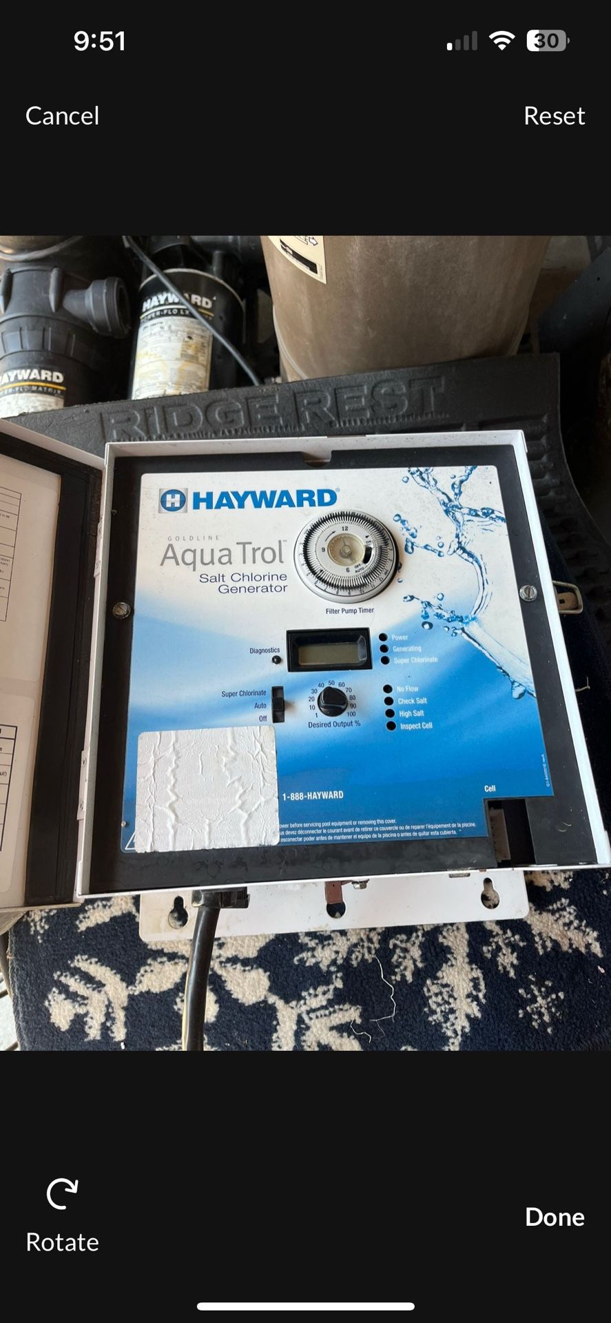Hayward Aqua Trol Salt Generator For Swimming Pools