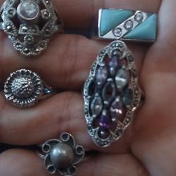 Sterling Silver 925 Womans Rings