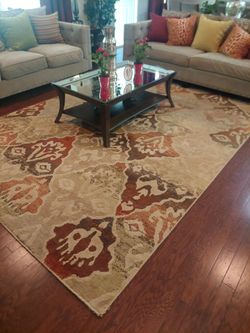 Beautiful abstract area rug