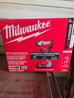 M18  1/4 Impact Drill, 3650-22CT