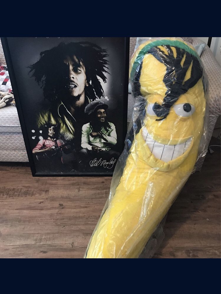 Bob Marley and Banana toy
