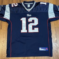Tom Brady New England Patriots Football Jersey Size 54 Reebok Authentic Stitched 